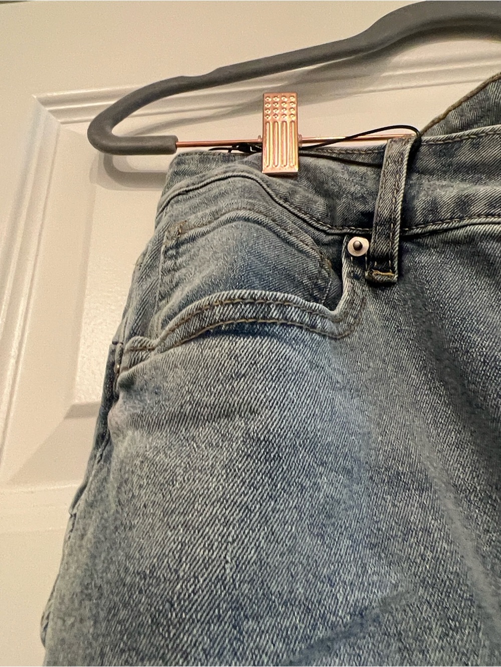 Fashion Nova brand new Light Wash Blue High-Rise Flare Jeans - Picture 6 of 13